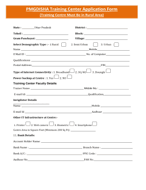Pmgdisha Registration Form PDF