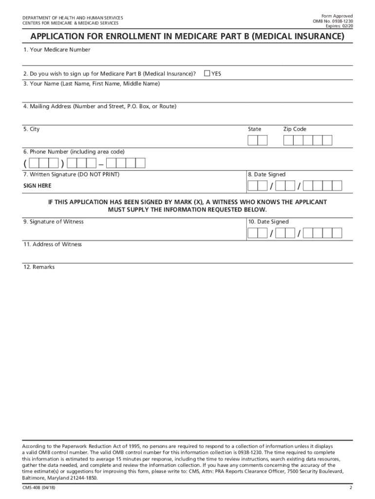  Cms40b  Form 2018-2024