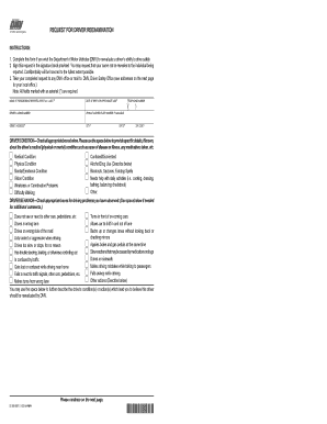  DS 699, Request for Driver Re Examination Index Ready This Form is Used as a Request for Driver Reexamination 2018-2024