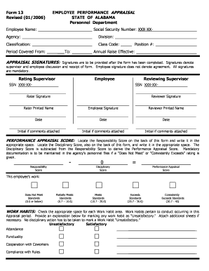 Get and Sign Performance Appraisal Form 2006-2022