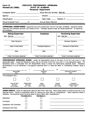  Performance Appraisal Form 2006-2024