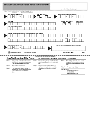  Selective Service Registration 2022