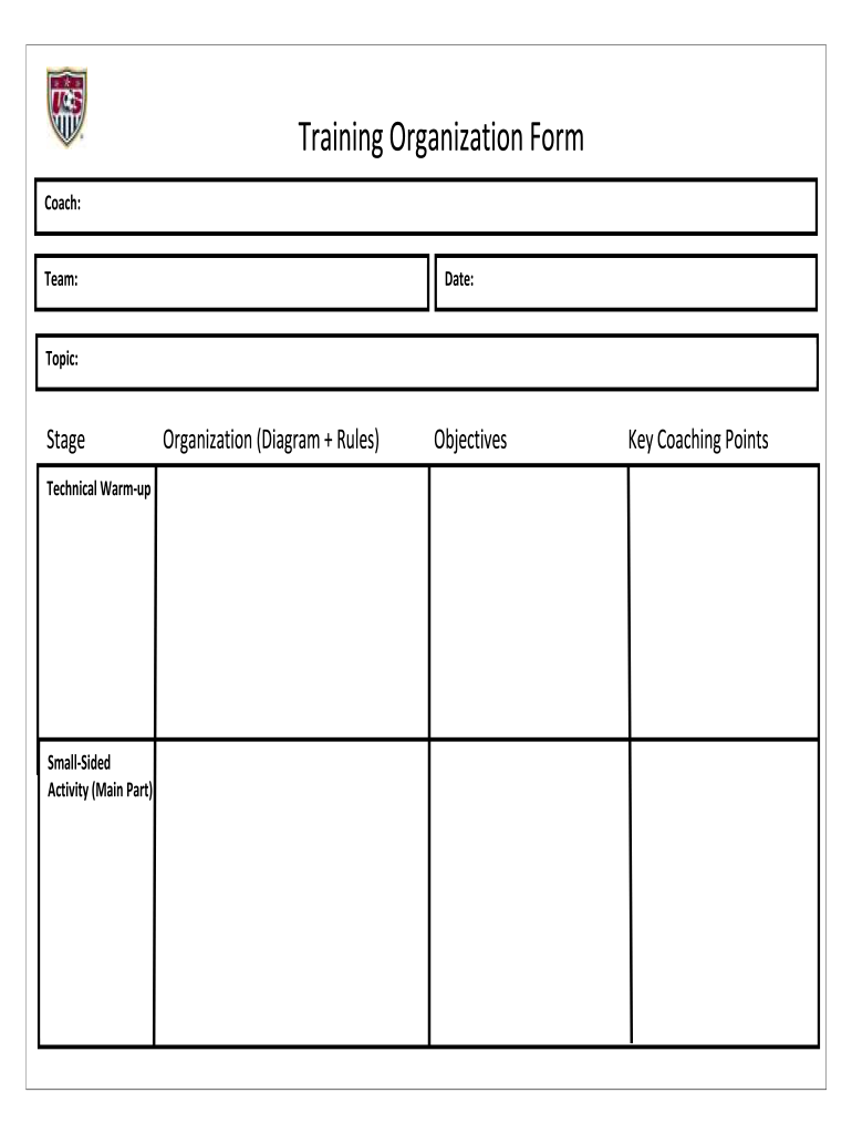Get and Sign Organization Form