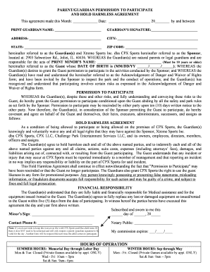 Cpx Waiver Form