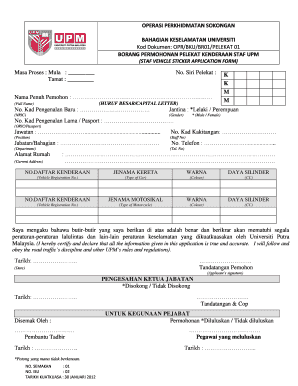 Bku Upm  Form