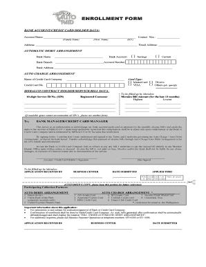 Meralco Corporate Ada Form