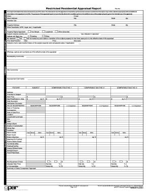 Gpar Appraisal Form