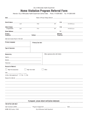 Home Visitation Form