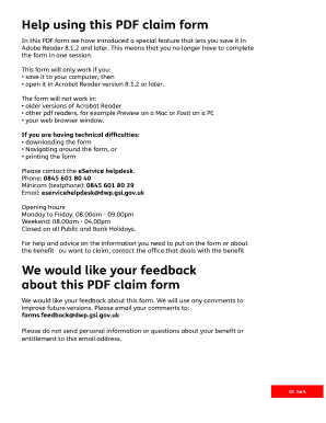  Attendance Allowance Claim Form You Can Fill in on Screen Gov Uk 2021