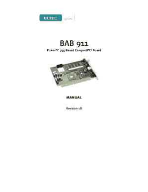 User&amp;#39;s Manual ELTEC Elektronik AG  Form