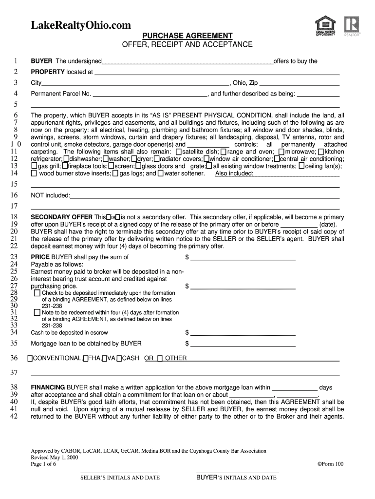  Agreement Receipt Acceptance 2000-2024