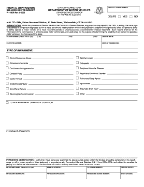 Get and Sign Connecticut Impaired Driver 2009-2022 Form