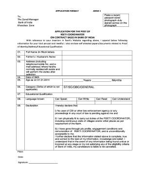 Rseti Online Registration  Form