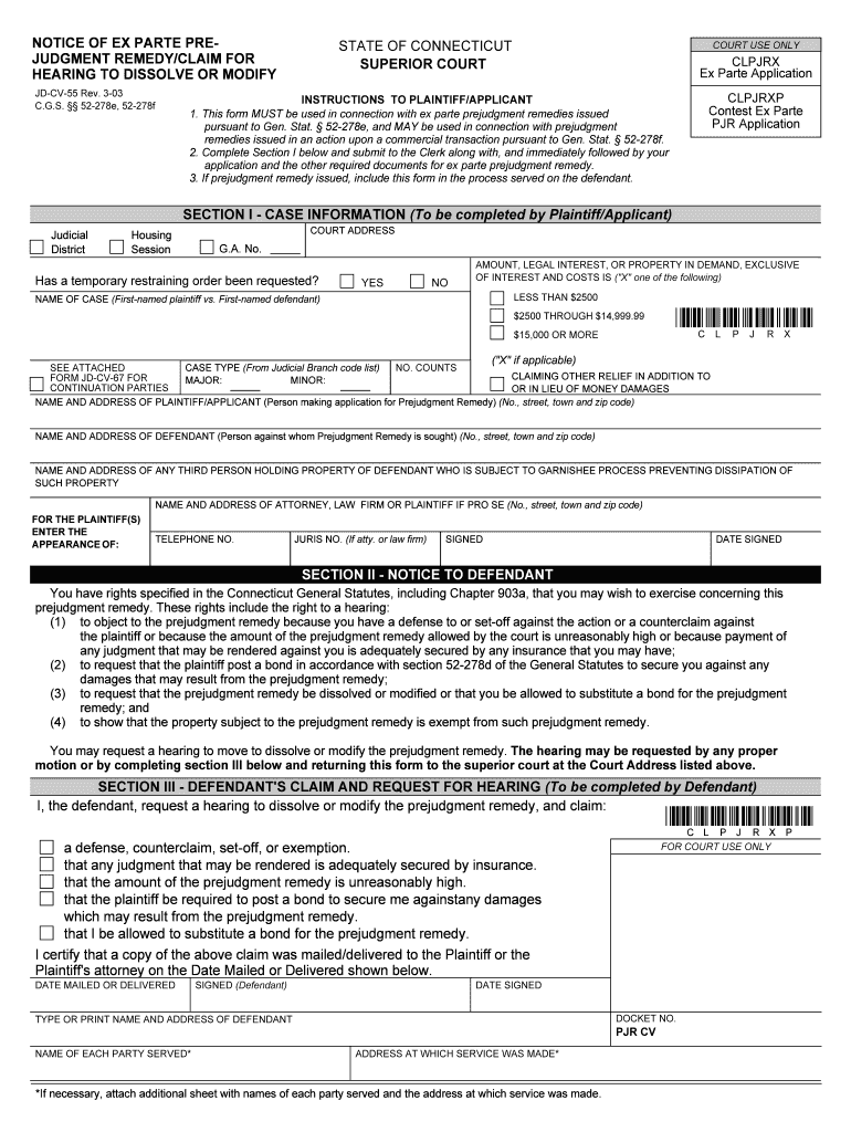 Jd Cv 55  Form