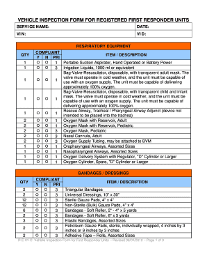 First Responder Form