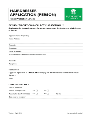 Apprenticeship Form