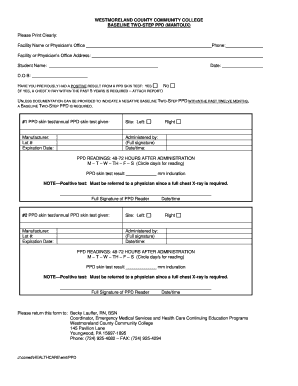 Ppd Form Fill Out And Sign Printable Pdf Template Signnow