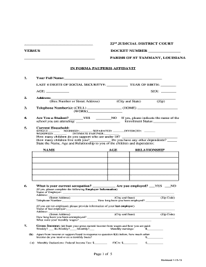  22nd Jdc Forms 2013