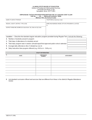 Orphanage Form