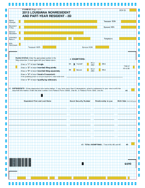 Filling Out a it 540b  Form