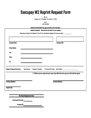 Execupay W2  Form