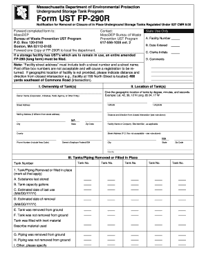  Form UST FP 290R Mass Gov Mass 2013-2024