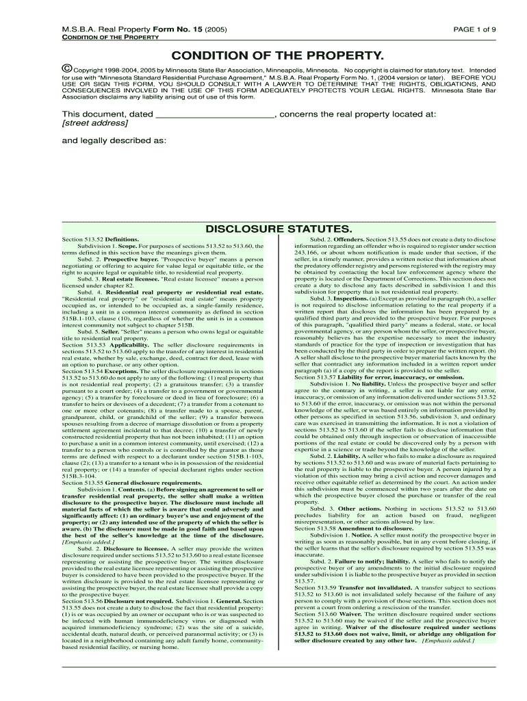 Msba Real Property Forms