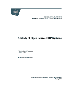 Vittoriofougatsaroopensourceerpsystemsthesis Proposal Form