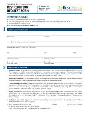 Royce Funds Forms