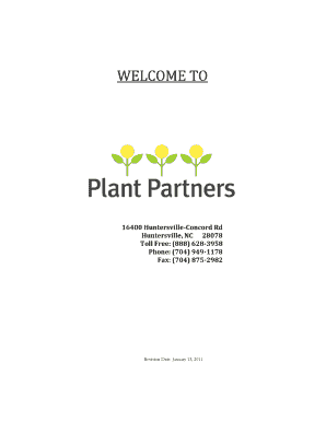 Plant Partners Handbook  Form