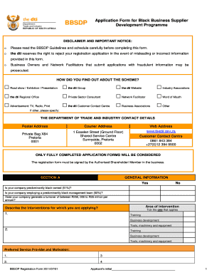 Gssc Vendor Registration  Form