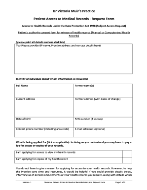 Records Request Form