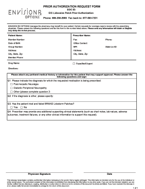 Envision Rx Step Therapy Form
