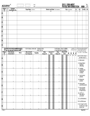 Accupay Form M99