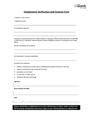 Ubank Forms