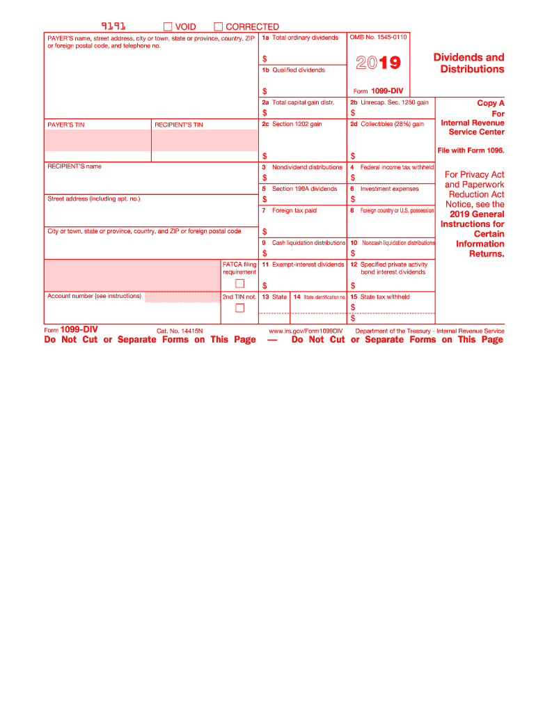 1099 Div  Form