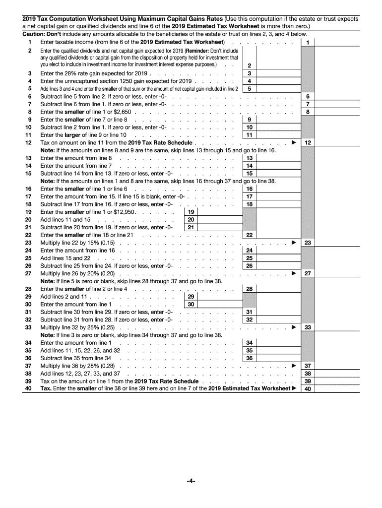 Tax Estates Trusts  Form