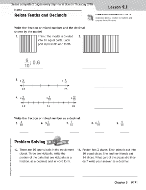 Lesson 9 1 Answer Key  Form