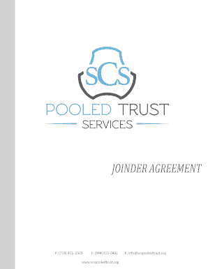 Scs Pooled Trust  Form