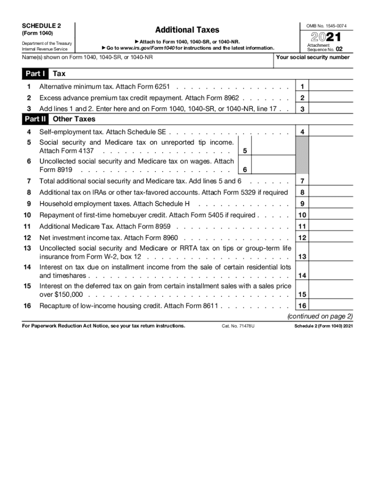  Internal Revenue Service Taxes 2021