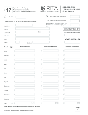  Rita Form 17 2018