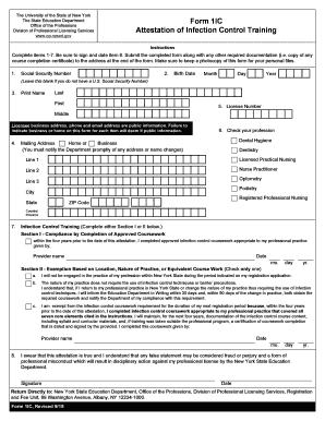  Form 1IC NYS Office of the Professions Nysed 2018-2024