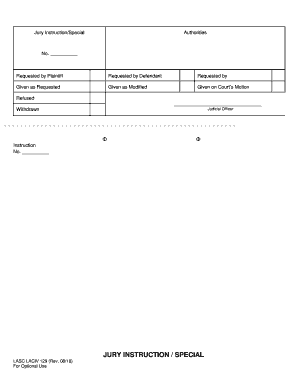  BlankSpecial Instruction 2018-2024