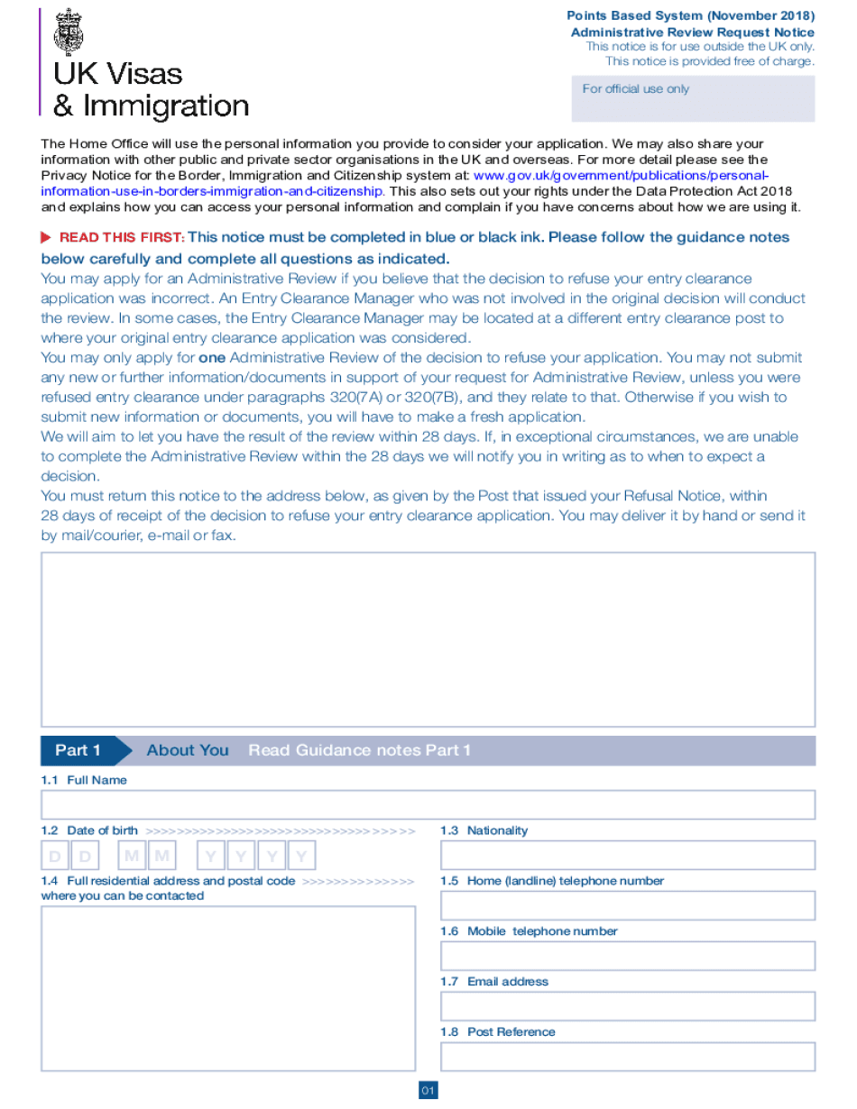  Applications for Leave to Remain Validation, Variation and 2018-2024