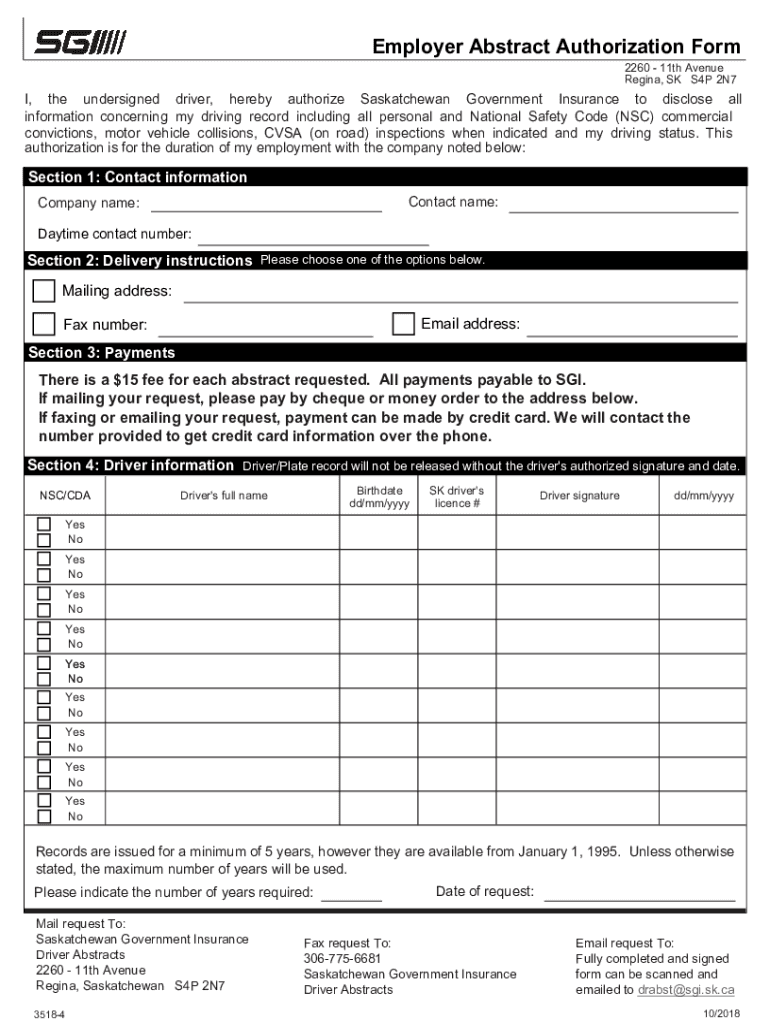  Employer Abstract Authorization from Employer Abstract Authorization from 2018-2024