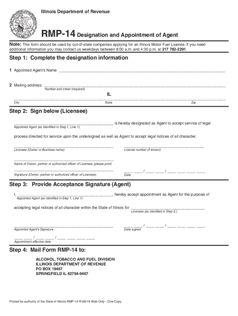 Il Appointment Agent  Form
