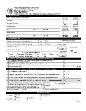  Nj Ifta Fuel Report Forms PDF 2018-2024