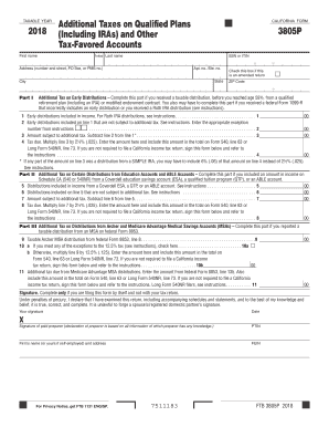 Get and Sign Ftb 3805p 2018-2022 Form