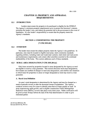  CHAPTER 12 SECTION 504 LOANS and GRANTS USDA Rural 2018