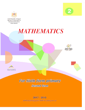 Math Primary 6 Second Term PDF  Form